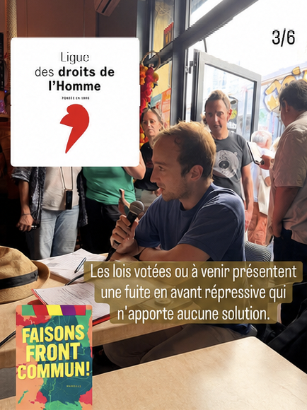 Les lois votées ou à venir présentent un fuite en avant répréssive qui n'apporte aucune solution