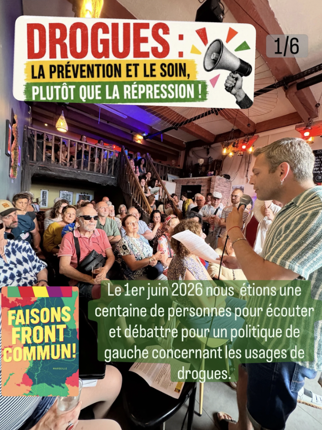 La prévention et le soin plutôt que la répréssion
