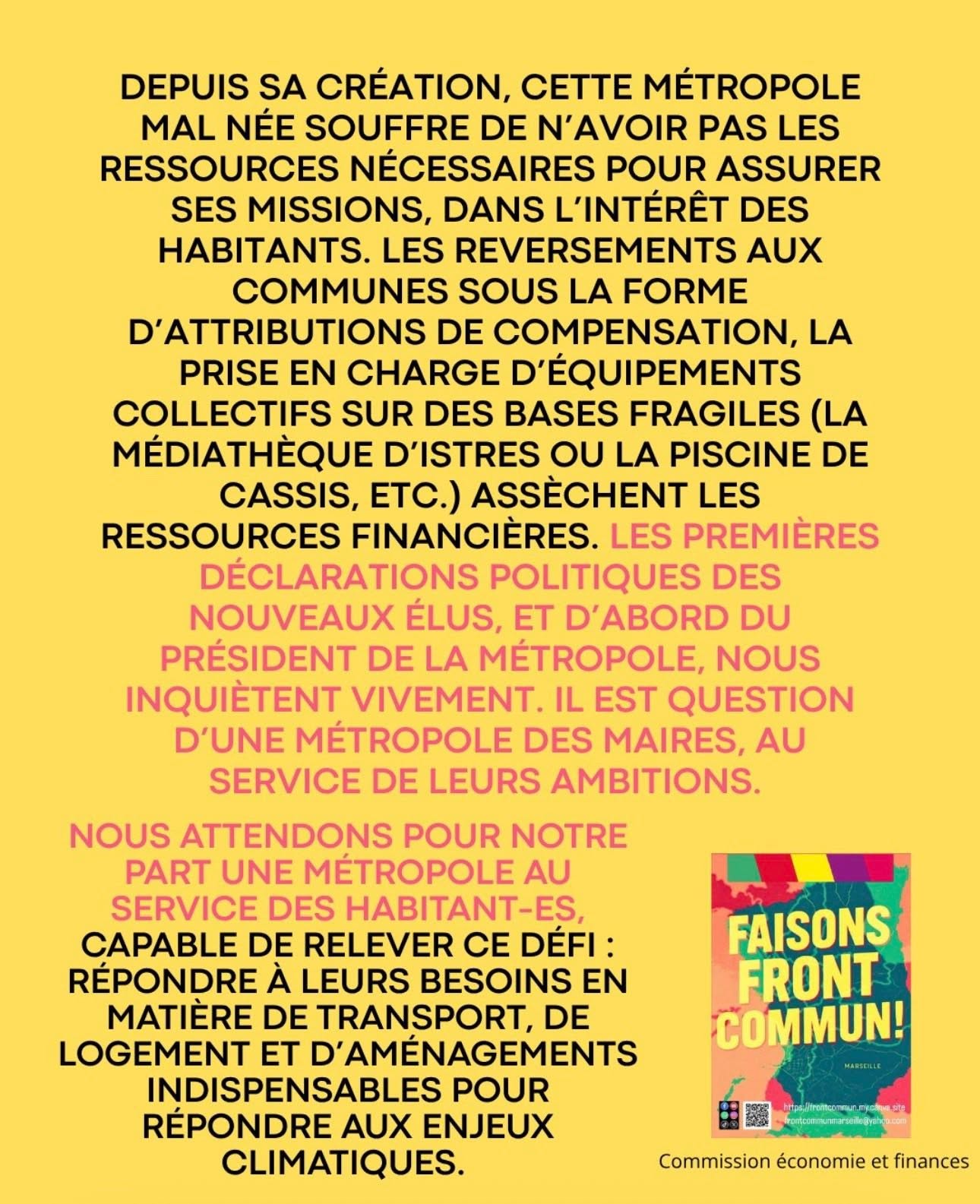 La métropole, un hold-up démocratique
